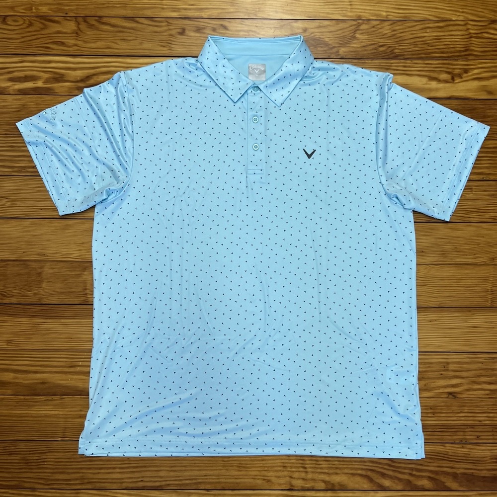Callaway Men's Performance Short Sleeve Golf Polo XL Limpet Shell - Picture 1 of 10